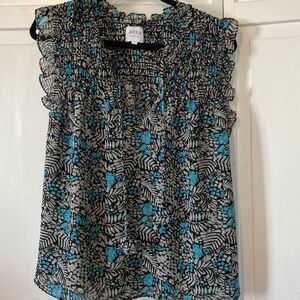 Misa Los Angeles Ruffle Blouse - Size L